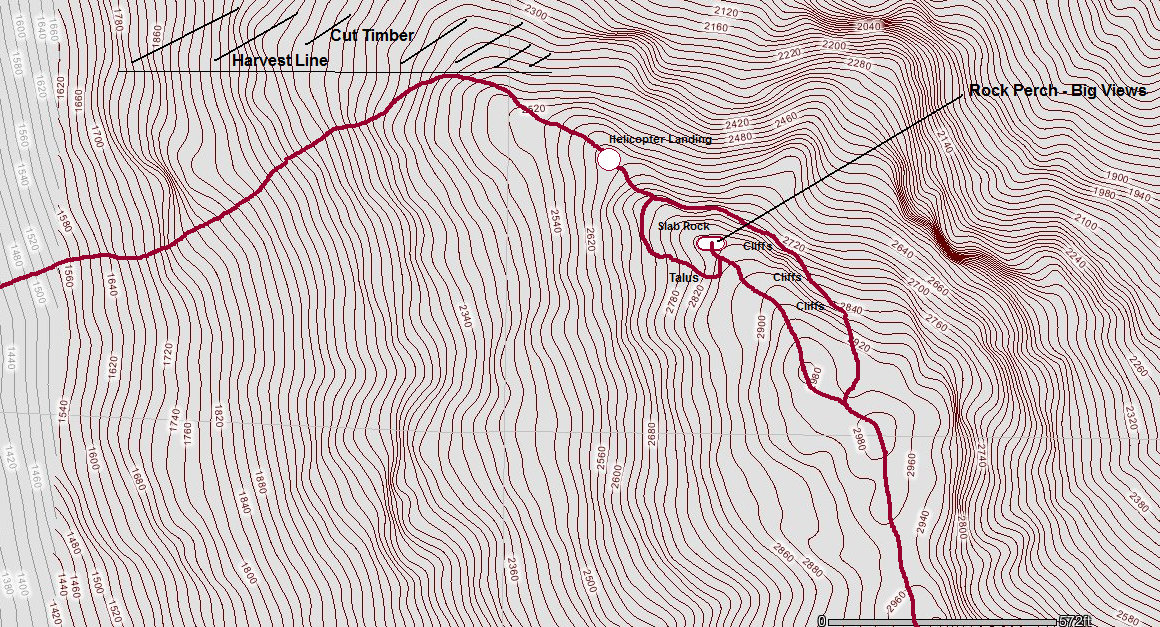 Jumbo Mountain map