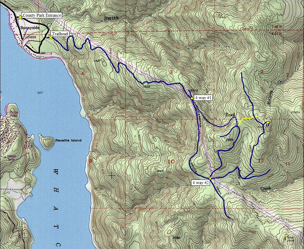 lake whatcom park map