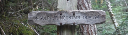 trail sign