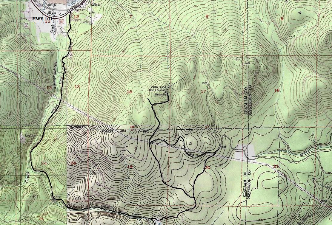 blyn lookout map