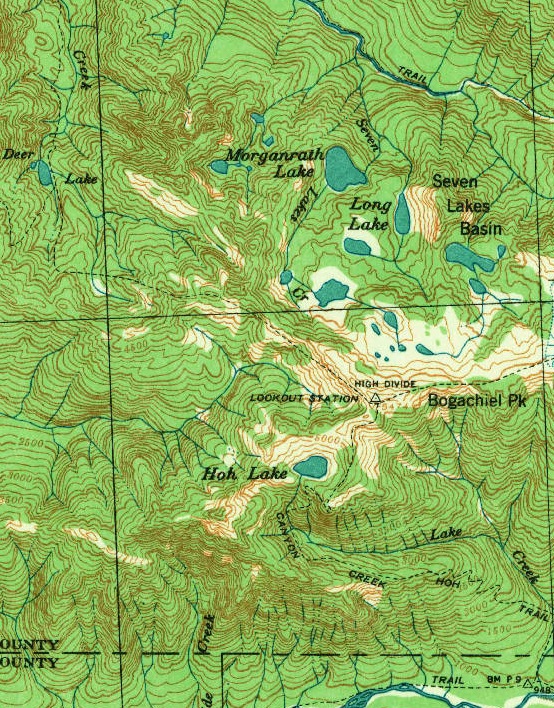 bogachiel peak map