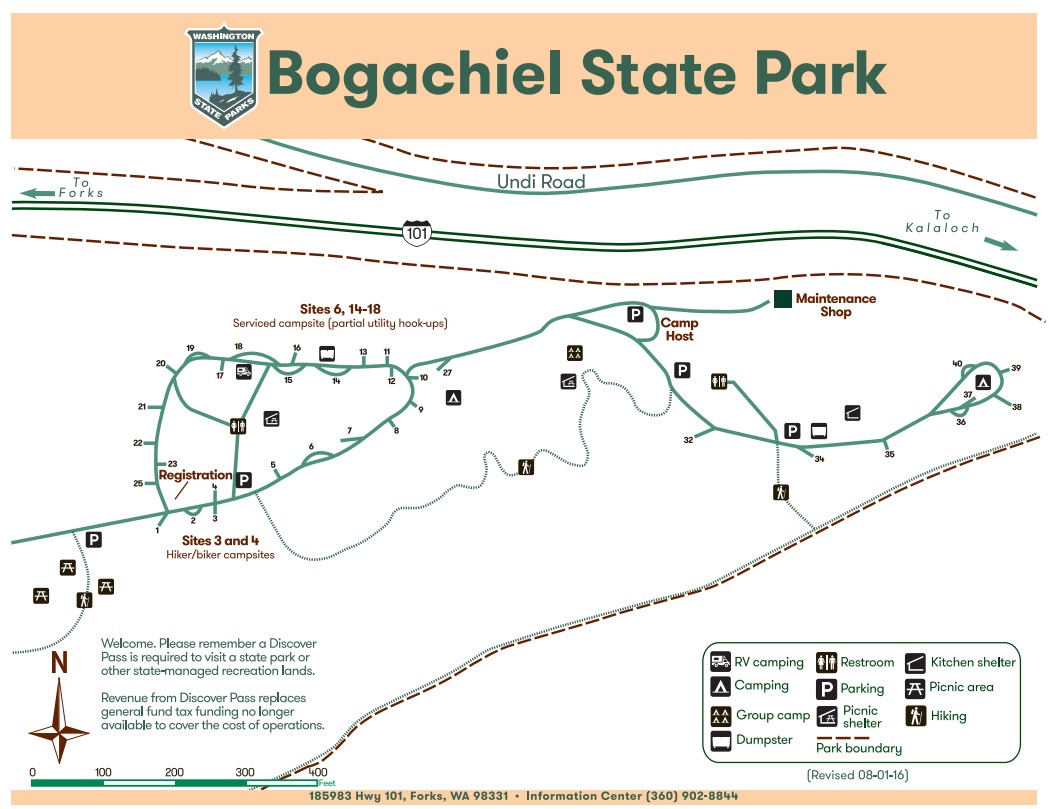 bogachiel state park map