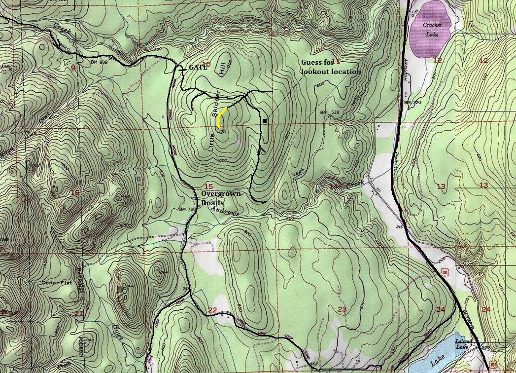 crocker lookout map