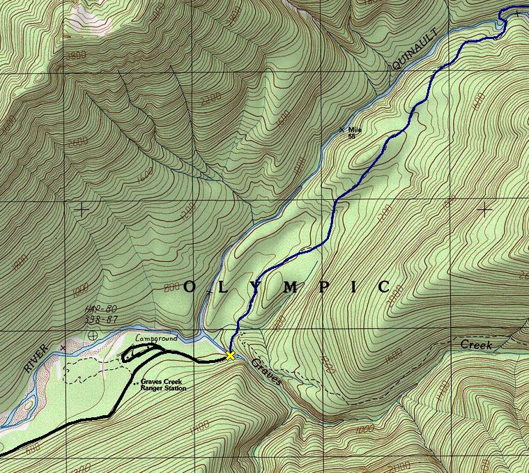 graves creek map