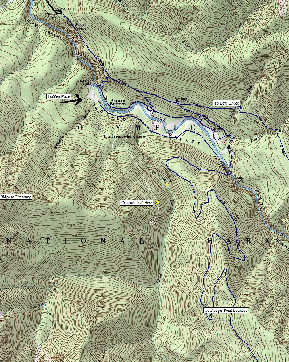 geyser valley map