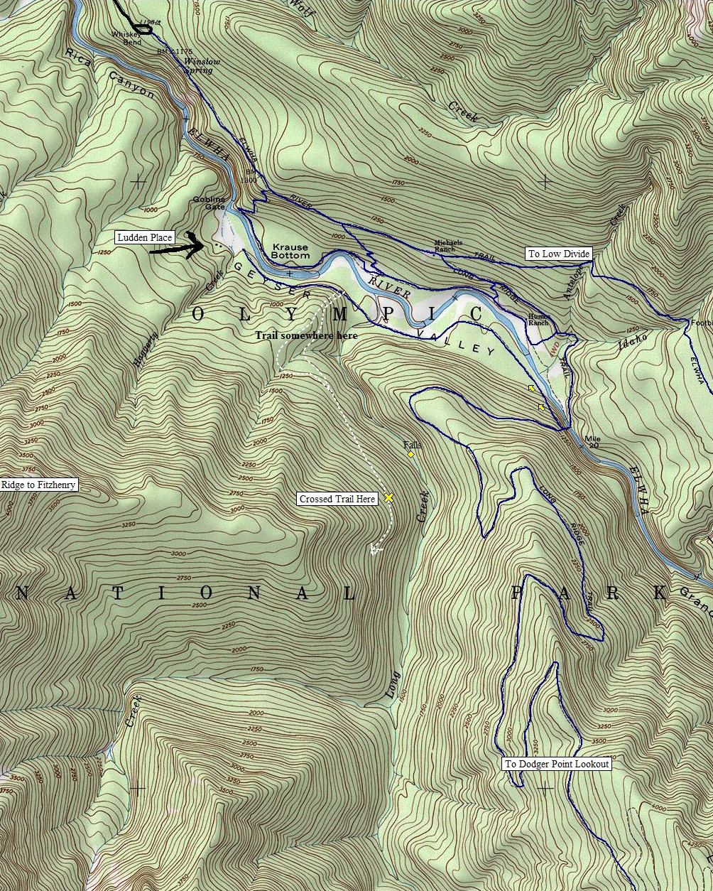 geyser valley map