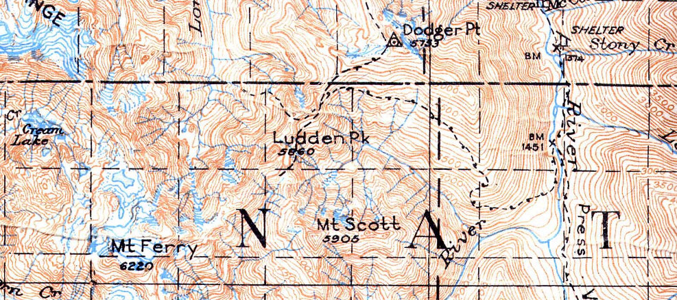 ludden peak map