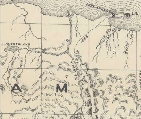 port angeles map