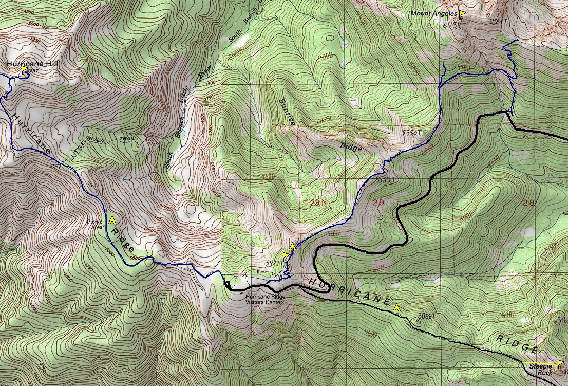 Hurricane Ridge Map