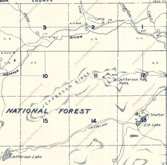 jefferson ridge point map