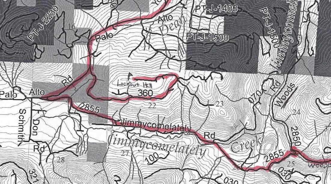 lookout hill map