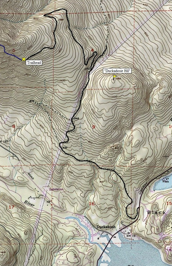 Mount Jupiter Road map