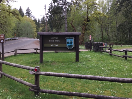 schafer state park sign