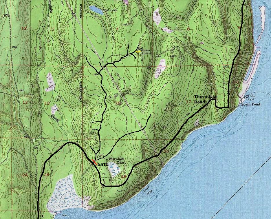 shine lookout map