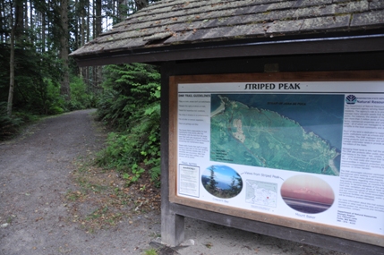 Striped Peak trailhead  