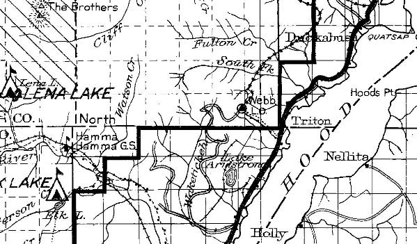 webb mountain map