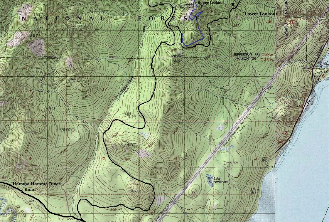 webb mountain map