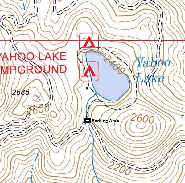 yahoo lake map