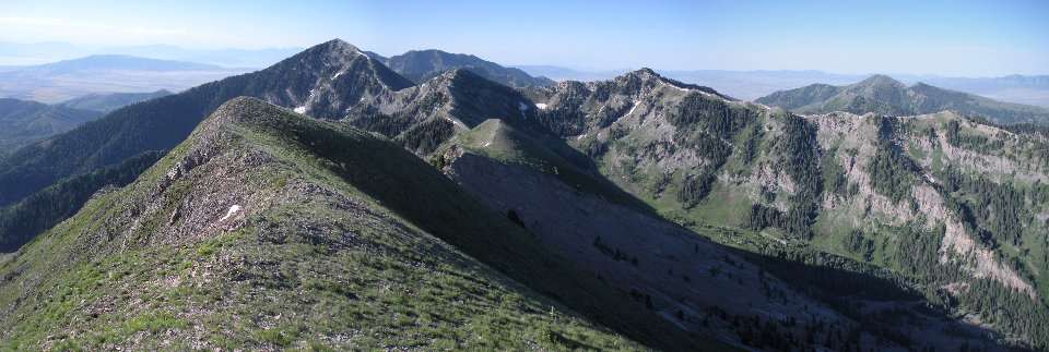 Lowe Peak and Oquirrh Range