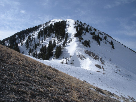 North ridge of Lowe Peak
