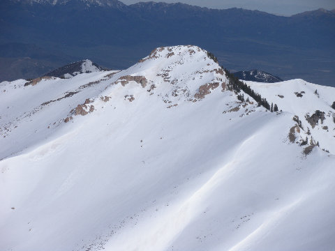 Rocky Peak from Lowe Peak