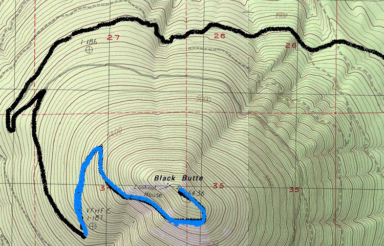 Black Butte Trail Map