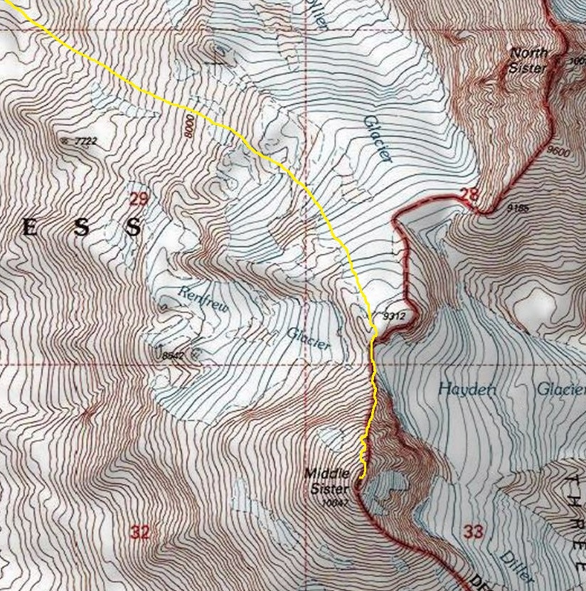 middle sister map