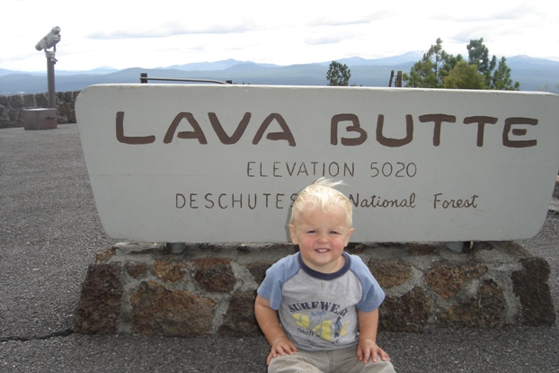 Lava Butte sign