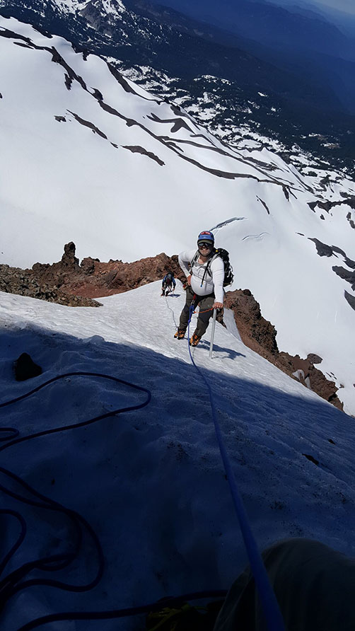 snow climb