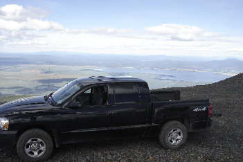 Pelican Butte road top