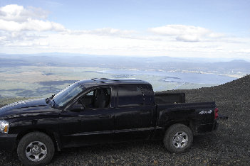 Pelican Butte road top