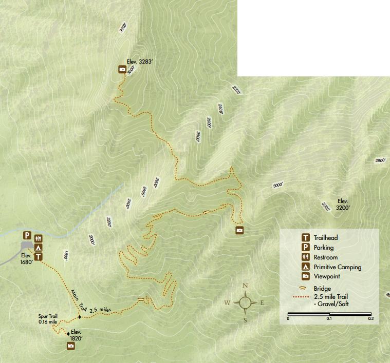 saddle mountain map