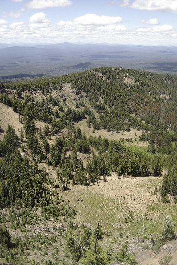 Yamsay Mountain crater