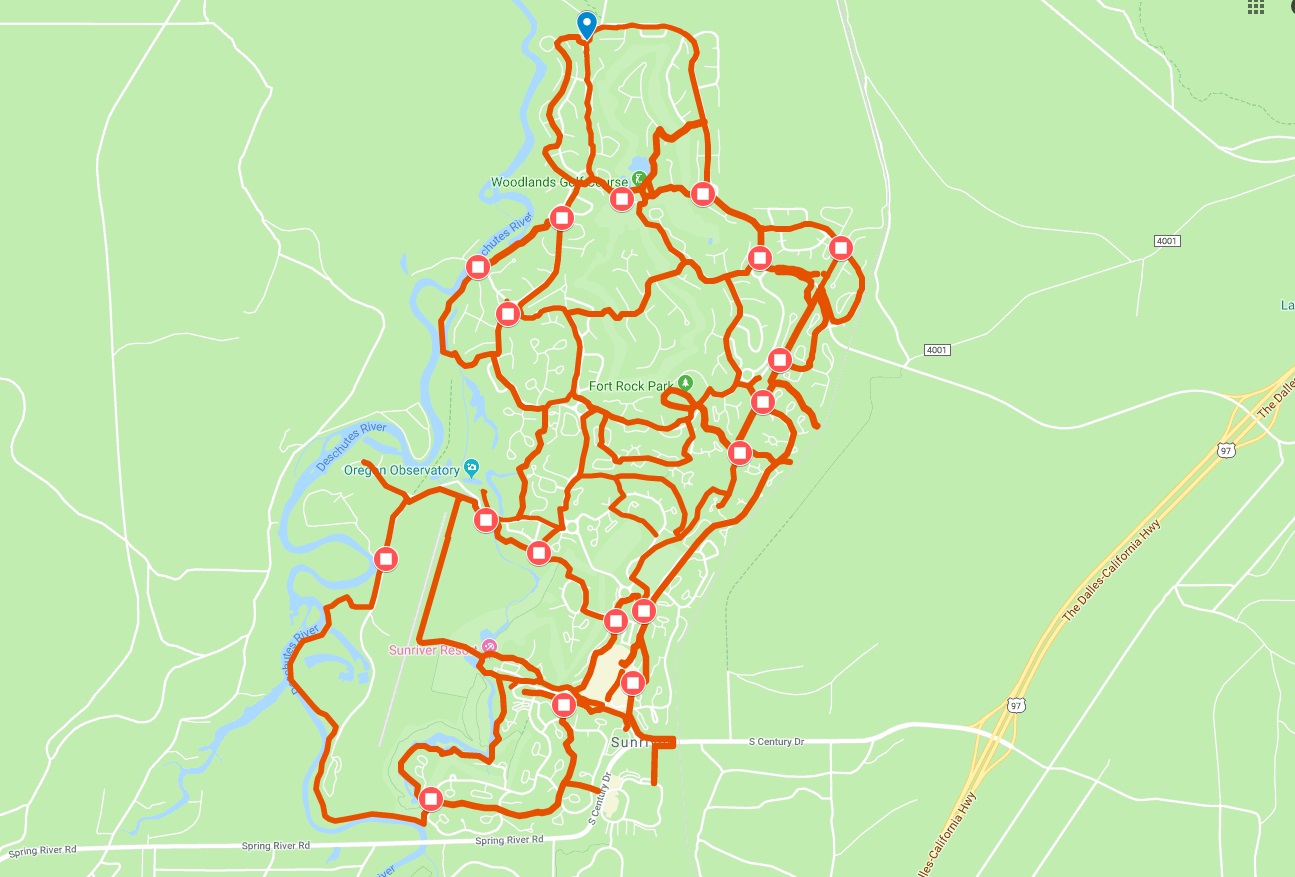 sunriver trail map