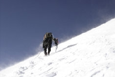 climbing mount rainier