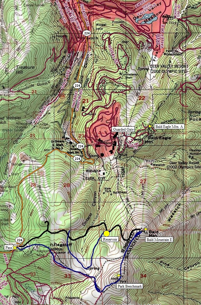 Deer Valley Ski Map
