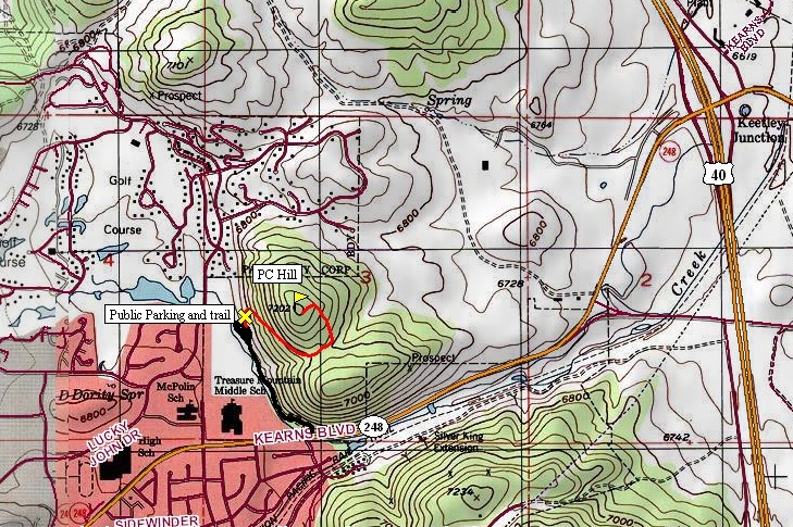 Park City trail map