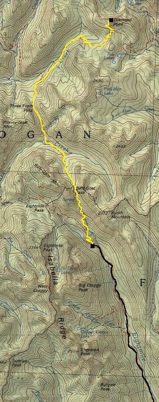 diamond point map