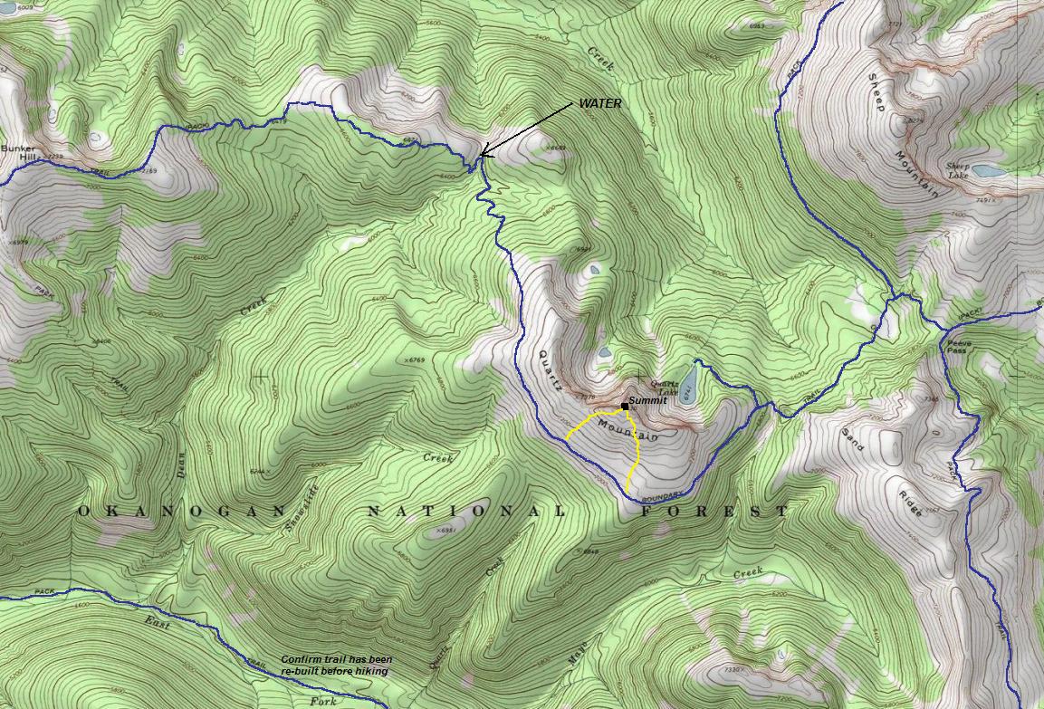 quartz mountain map