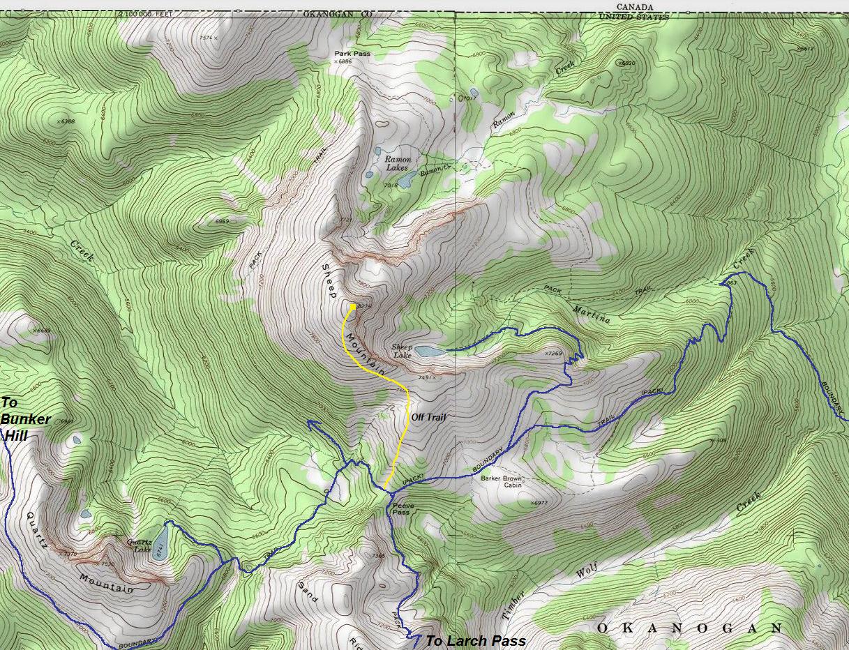 sheep mountain map