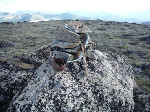 Summit cairn