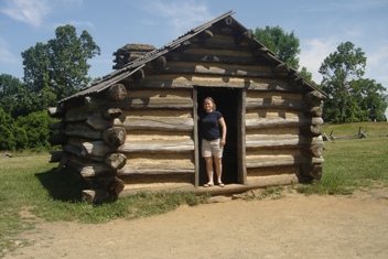 Valley Forge encampment building