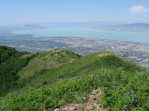 Utah Lake from Big Baldy