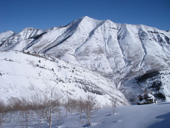 Provo Peak from the summit 