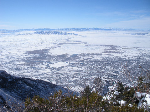 Provo from the summit