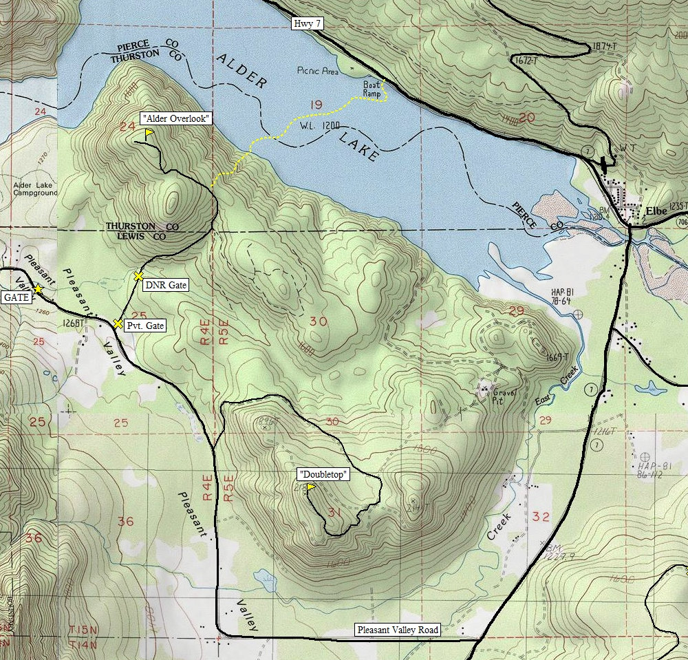 elbe timber sale map