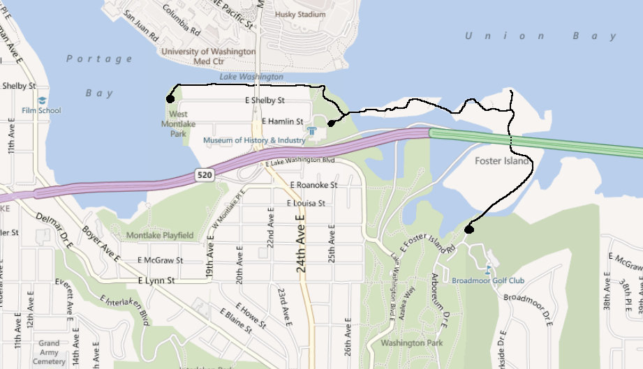 lake washington map