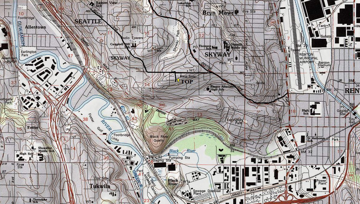 black river topo map