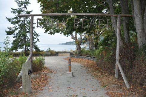 entrance to Cama Beach