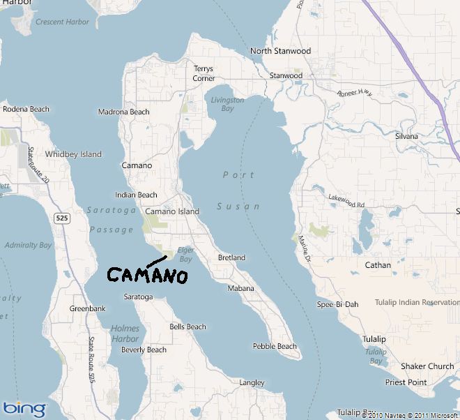 Camano Island Map